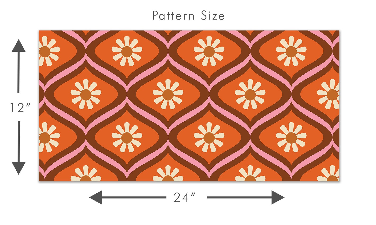 Retro Wallpaper, Midcentury Wallpaper, Peel and Stick Wallpaper