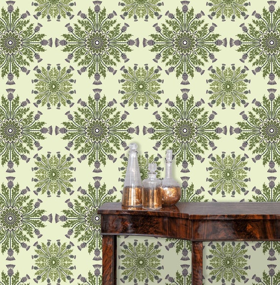 Art Deco Wallpaper Geometric Wallpaper Green Victorian - Etsy Art Deco Wallpaper Geometric Wallpaper Green Victorian - Etsy