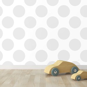 Polka Dot Wallpaper, Kid's Room Wallpaper, Peel and Stick Wallpaper, Boy Room Wallpaper, Kid's Nursery Wallpaper, Fabric Wallpaper