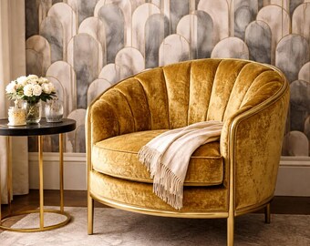 Marble Wallpaper, Art Deco Wallpaper, Art Nouveau Wallpaper, Grey and Gold Wallpaper, Peel and Stick Wallpaper, Fabric Wallpaper