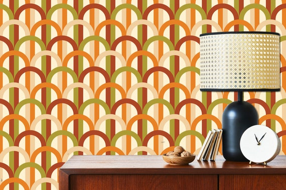Art Deco Wallpaper, Art Nouveau Wallpaper, Geometric Wallpaper, Antique  Wallpaper, Peel and Stick Wallpaper, Fabric Wallpaper 