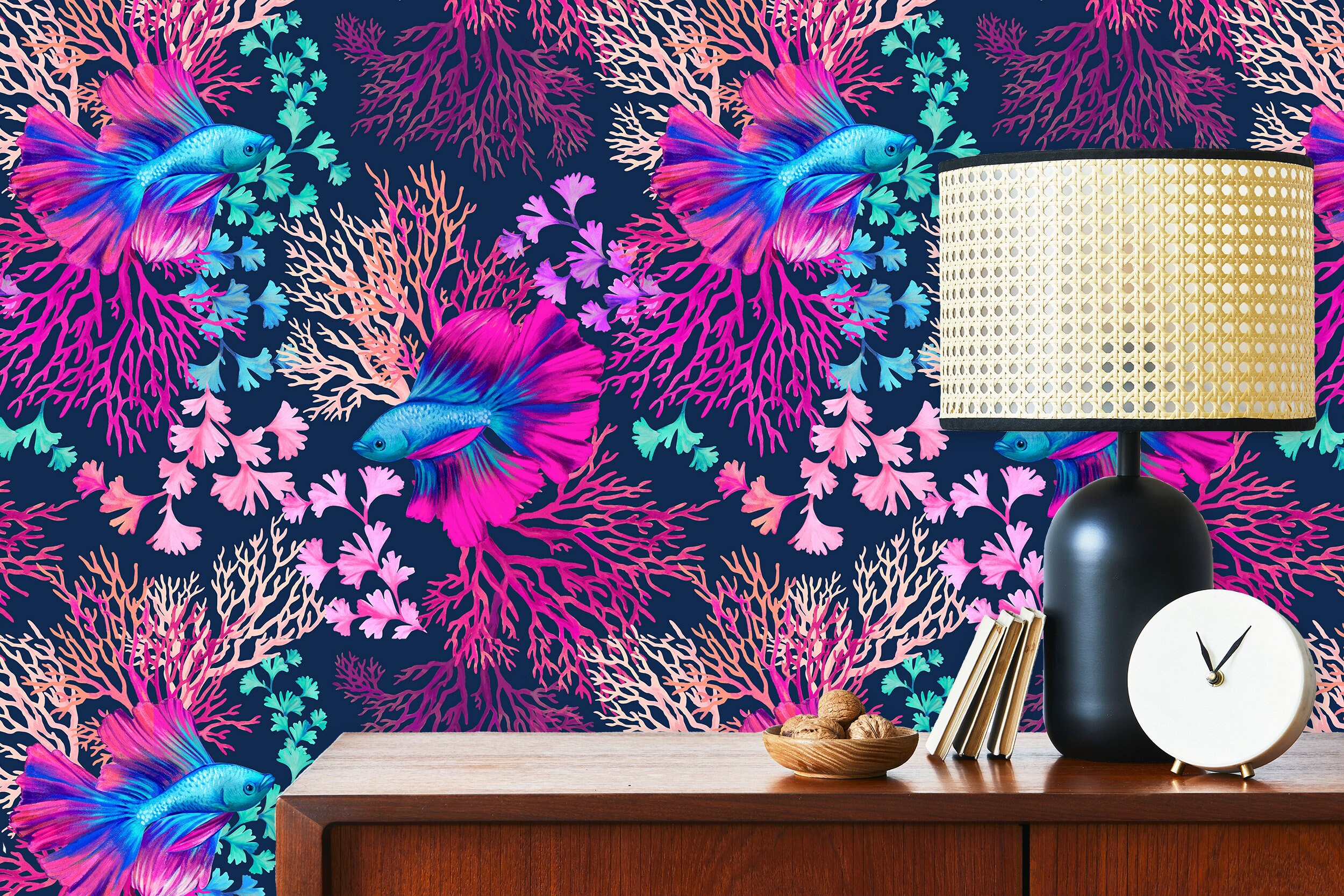 Beach House Wallpaper, Tropical Wallpaper, Nautical Wallpaper ...