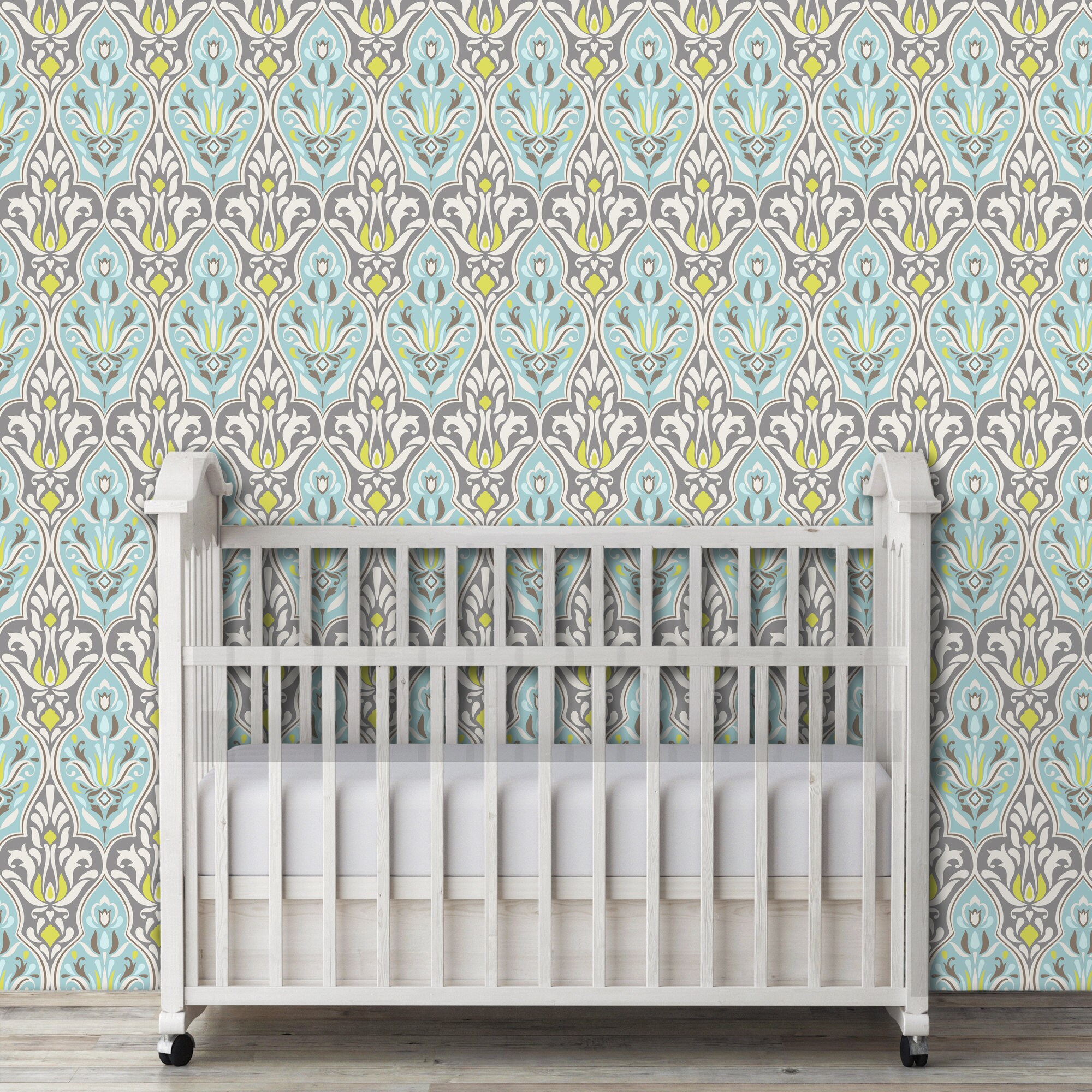 Damask Wallpaper Victorian Wallpaper Peel and Stick | Etsy