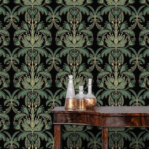 Space solves: Where can I buy dark green, damask patterned wallpaper? | DIY  | The Guardian
