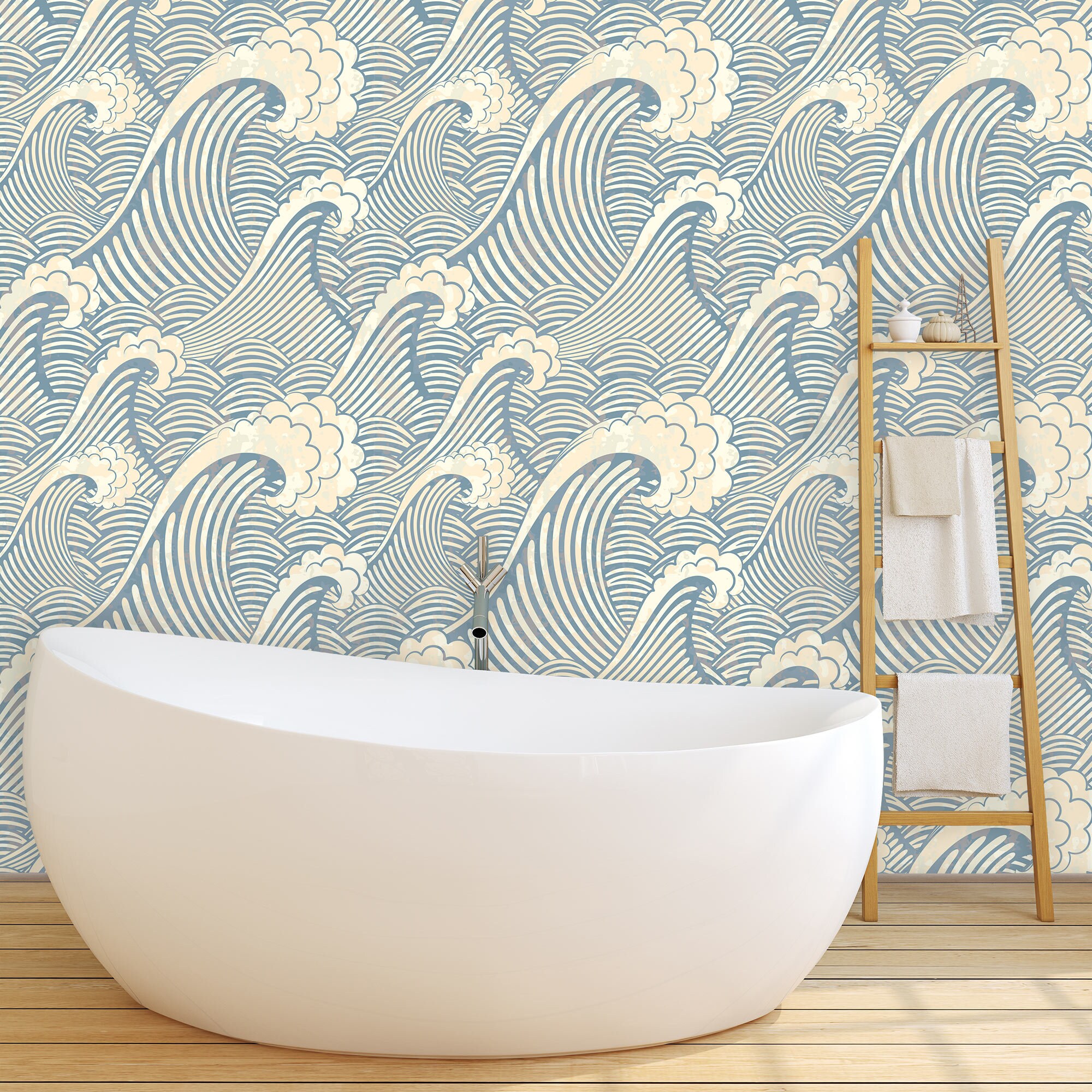 Beach House Wallpaper Tropical Wallpaper Nautical Wallpaper - Etsy