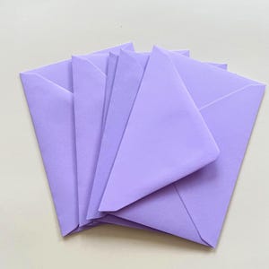 Purple envelopes