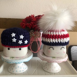 Fourth of July Marshmallow Mug Hats