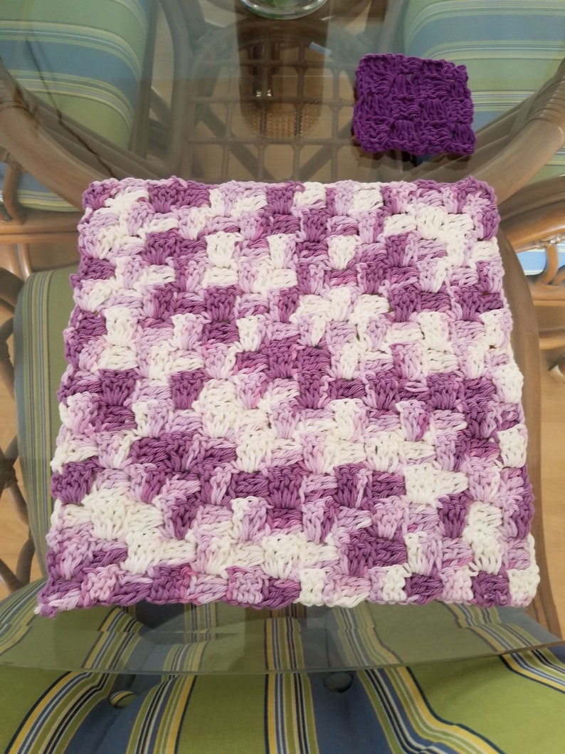 Set of 4 crochet placemats to match your decor