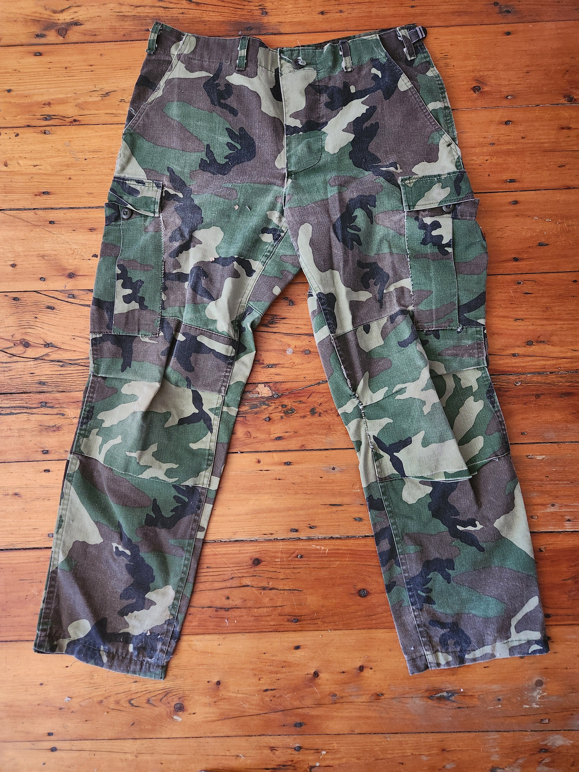 パンツ 80s US ARMY TRIVAL camo Vintage 80s Camo US Military Pants Sz 34 - Etsy