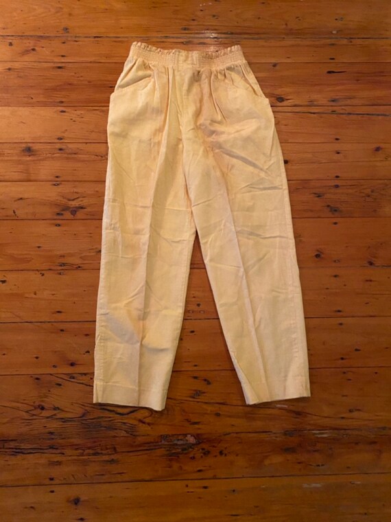 Vintage 90s Elastic Waist Corduroy Pant Sz L - Etsy