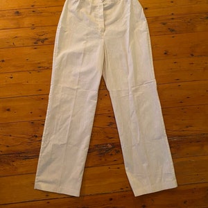 Vintage 90s Straight Leg Trouser Pant sz 14 Elastic Waist