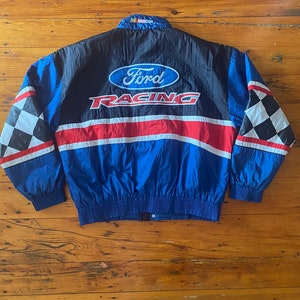 Vintage 90&#39;s Ford Racing NASCAR Jacket Xl