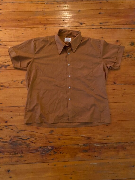 Vintage 60s/70s Button Up Shirt sz XL