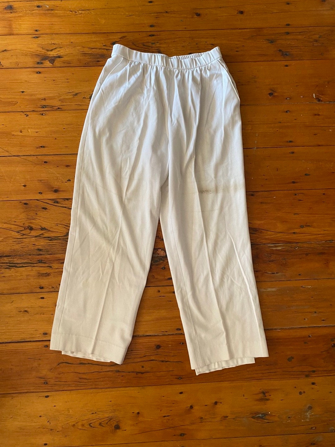 パンツ 90s-00s M.F.G studs design cotton pants Vintage 90's Straight Leg Cotton Work Pant Made in USA Sz 14