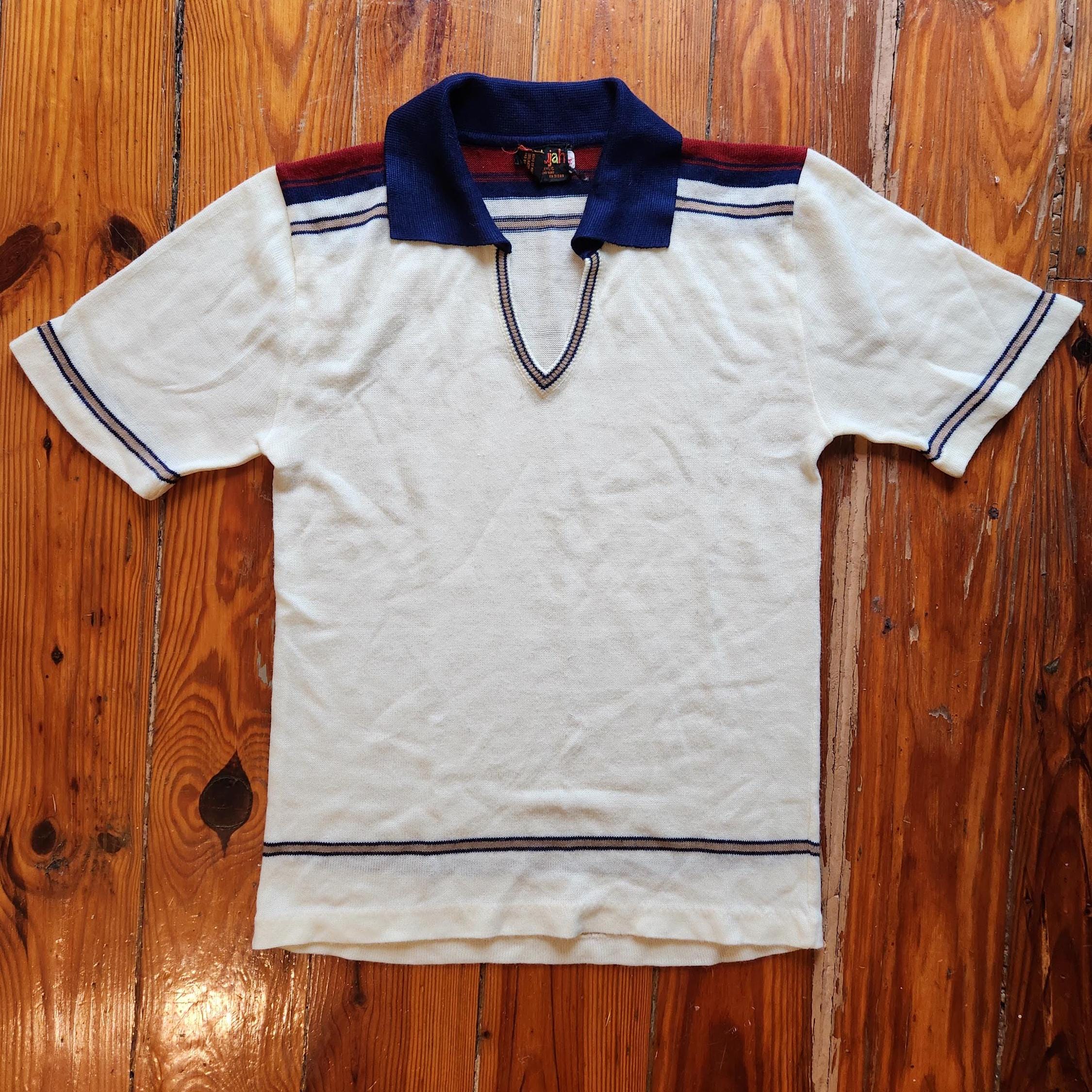 70s Knit Polo - Etsy
