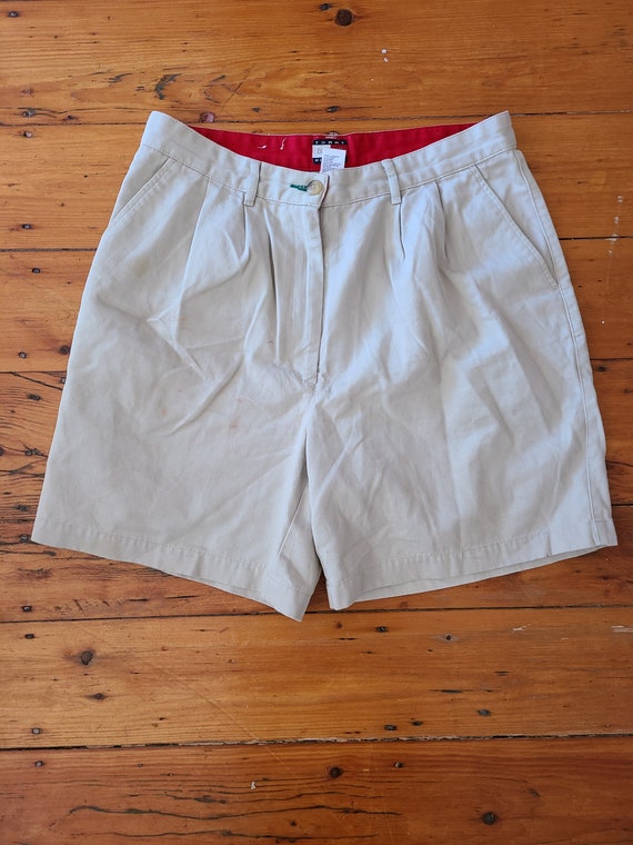 Vintage 2000s Tommy Hilfiger Pleated Shorts sz 14