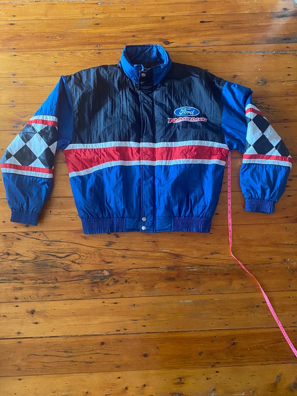 Vintage 90's Ford Racing NASCAR Jacket Xl - Etsy