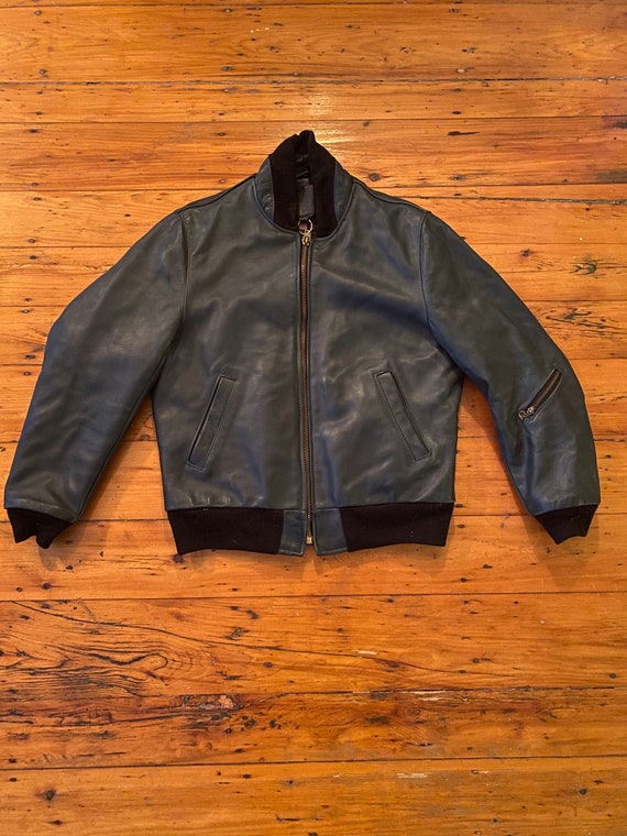 Vanson Bomber Leather Jacket sz 40 Made in USA - image 1