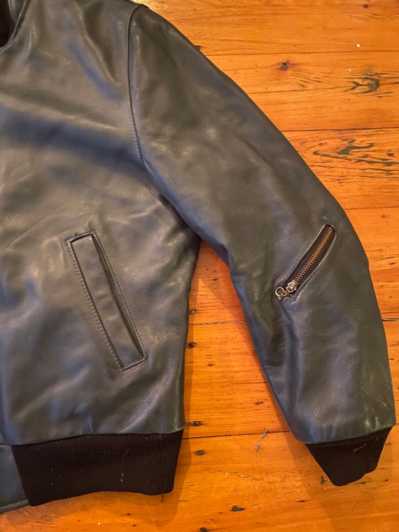 Vanson Bomber Leather Jacket sz 40 Made in USA - image 2