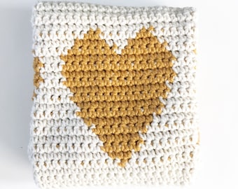 Baby Heart Blanket Crochet Pattern