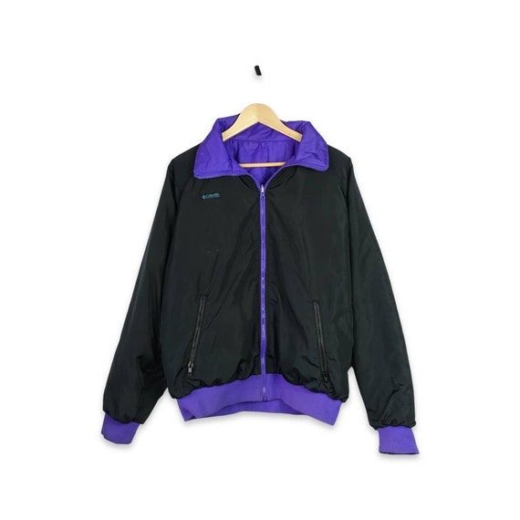 Vintage 90s Columbia Reversible Bomber 
