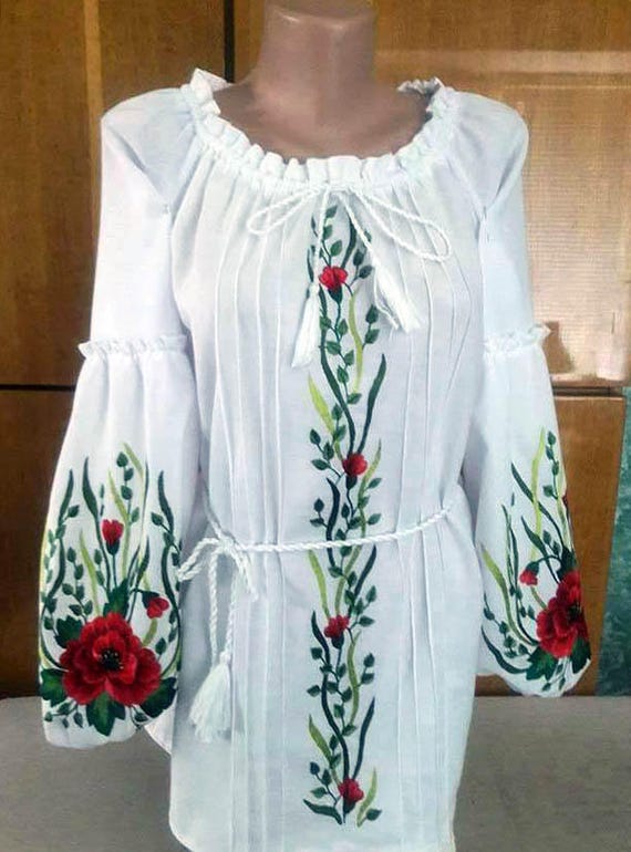 white embroidered flower dress