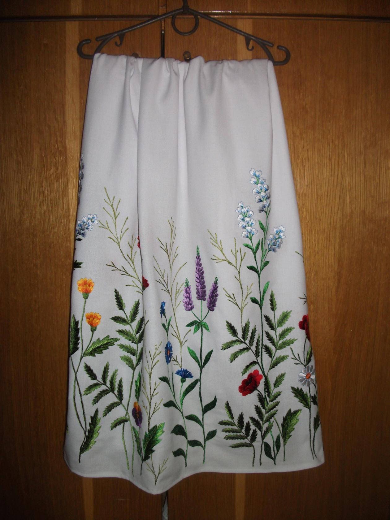 正規品 CLANE STRIPE FLOWER EMBROIDERY SKIRT CLANE（クラネ）の「STRIPE FLOWER EMBROIDERY SKIRT（スカート