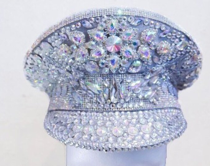 Festival Captain Army Military Hat, Festival Marching Band Rave Hat, Mardi Gras Carnival Etsy