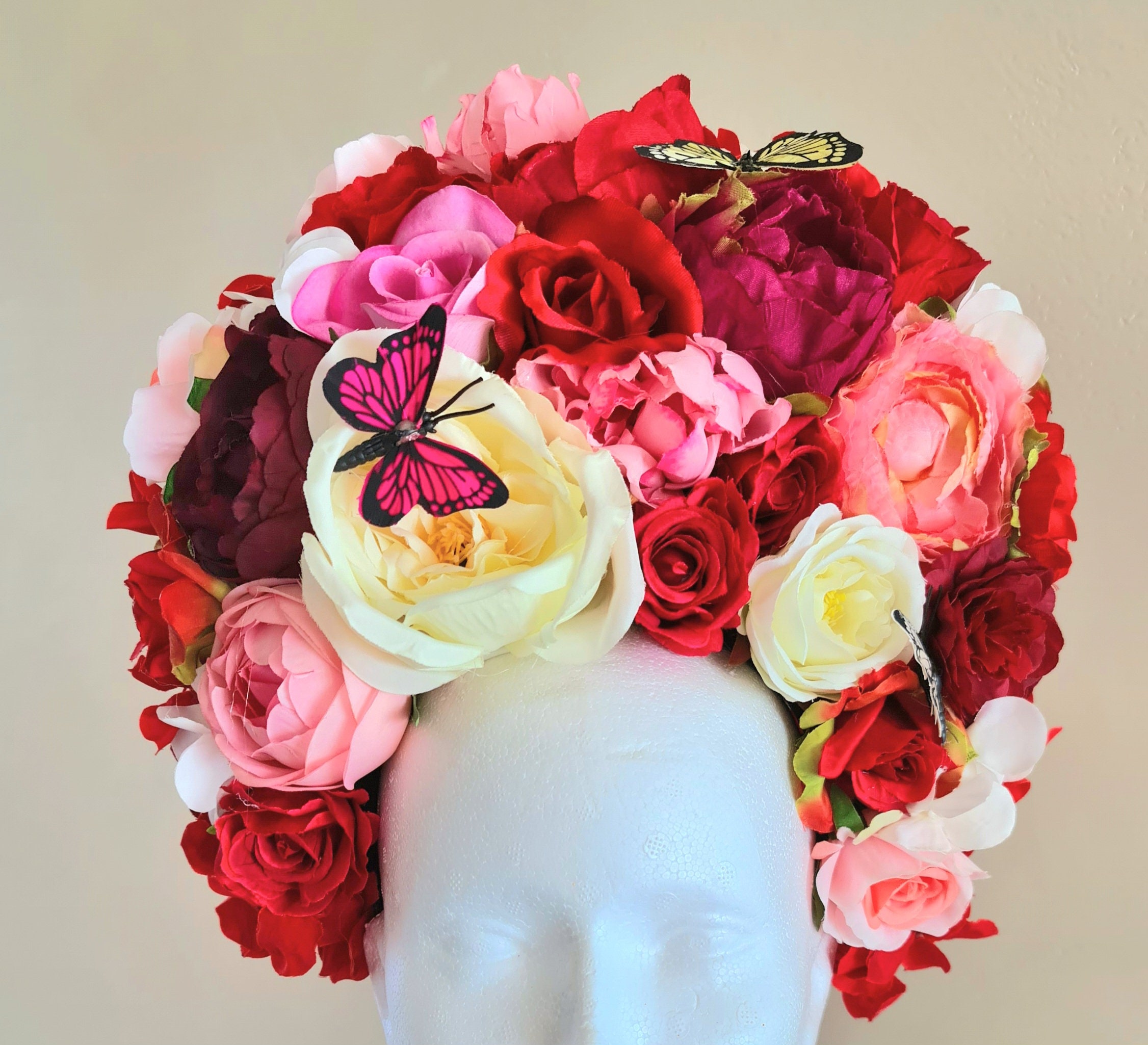 Mexican sarape Zarape Head Piece Frida Inspired Frida Zarape - Etsy main image 2