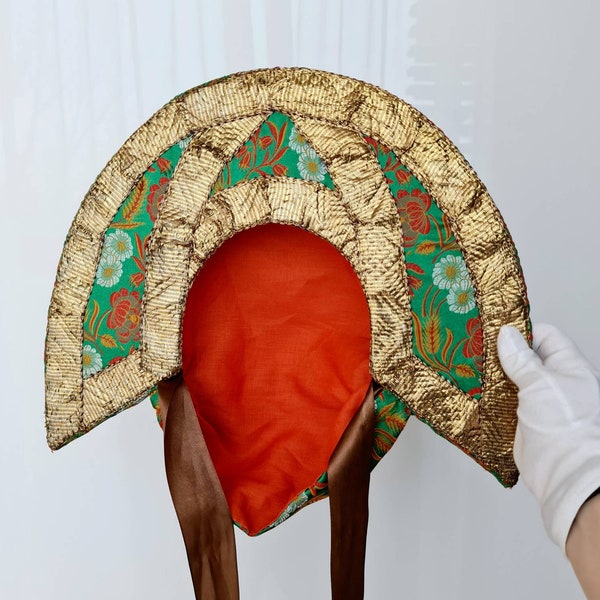 For Alicia: Historical Replica Russian Kokoshnik Headpiece , Traditional Slavic Folk Headdress , National Costume