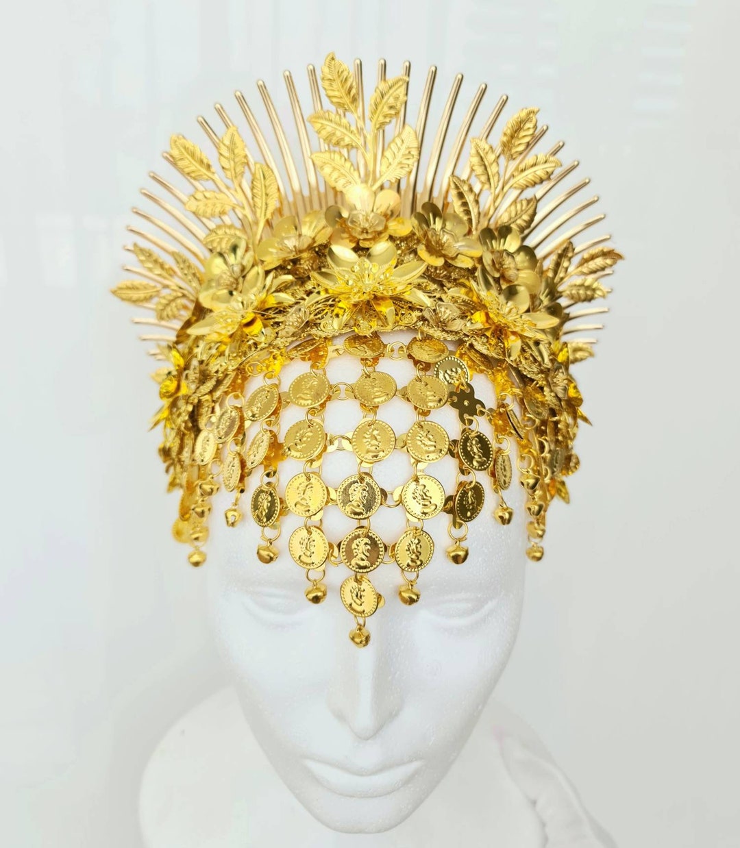chain crown headpiece