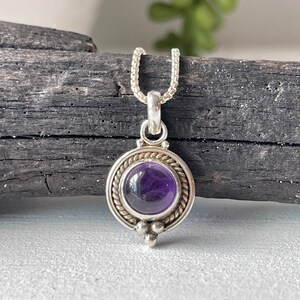 Sterling Silver Amethyst Necklace