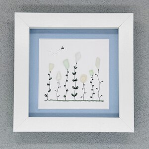 Sea Glass & Shell Garden - Sea Glass Art Picture