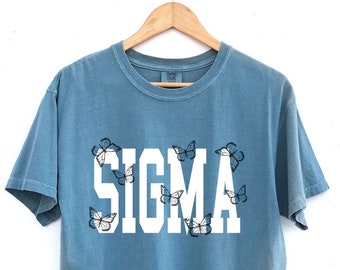 Tri Sigma // Sigma Sigma Sigma // The Keely Butterfly Sorority Shirt // Comfort Colors // More Colors Available!