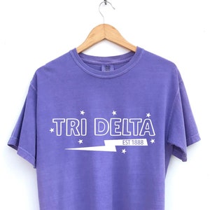 Tri Delta Sorority Comfort Colors T-Shirt, Blitz-T-Shirt