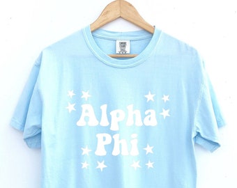 Alpha Phi // Koszulka stowarzyszenia Seeing Stars // Wygodne kolory // Dostępnych jest więcej kolorów!