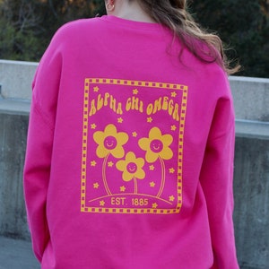 The Pink Harley Sorority Crewneck Sweatshirt // Sorority Sweatshirt // Sorority Gift