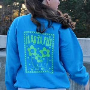 The Blue Harley Sorority Crewneck Sweatshirt // Sorority Sweatshirt // Sorority Gift