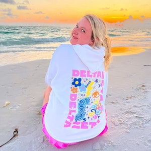 Sorority Hooded Sweatshirt: Official Greek Licensed, Cozy Oversized Fit