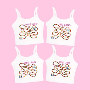 Candy Land Big Little Reveal Shirts - Benutzerdefinierte Sorority Family T-Shirts, passende große kleine Sorority Shirts