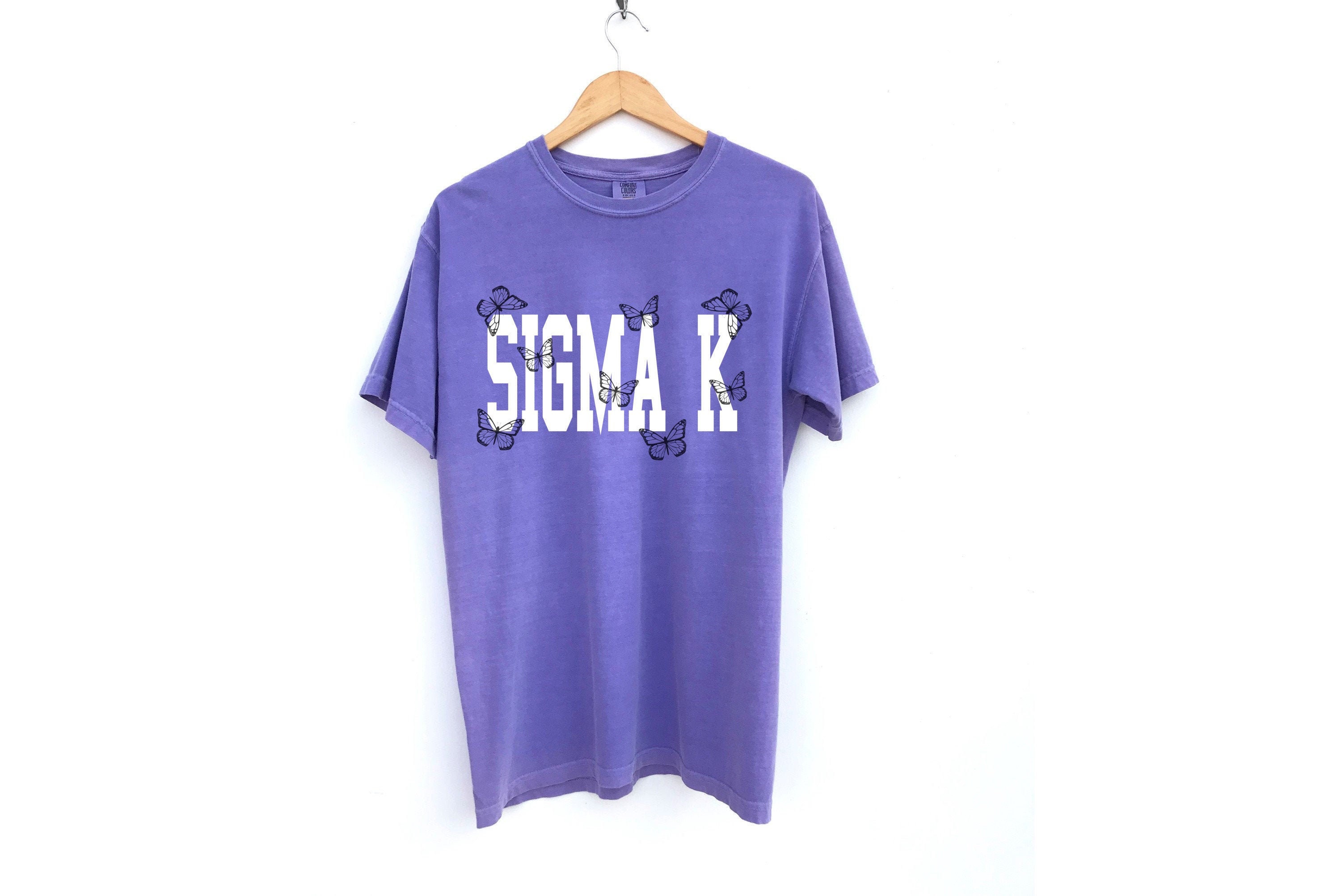 Sigma Kappa // Sigma K // the Keely Butterfly Sorority Shirt // Comfort  Colors // More Colors Available - Etsy Hong Kong