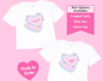 Birthday Cake Big Little Reveal Shirts // Happy Birthday Sorority Reveal Shirts // Trendy Big Little Tanks & Baby Tees
