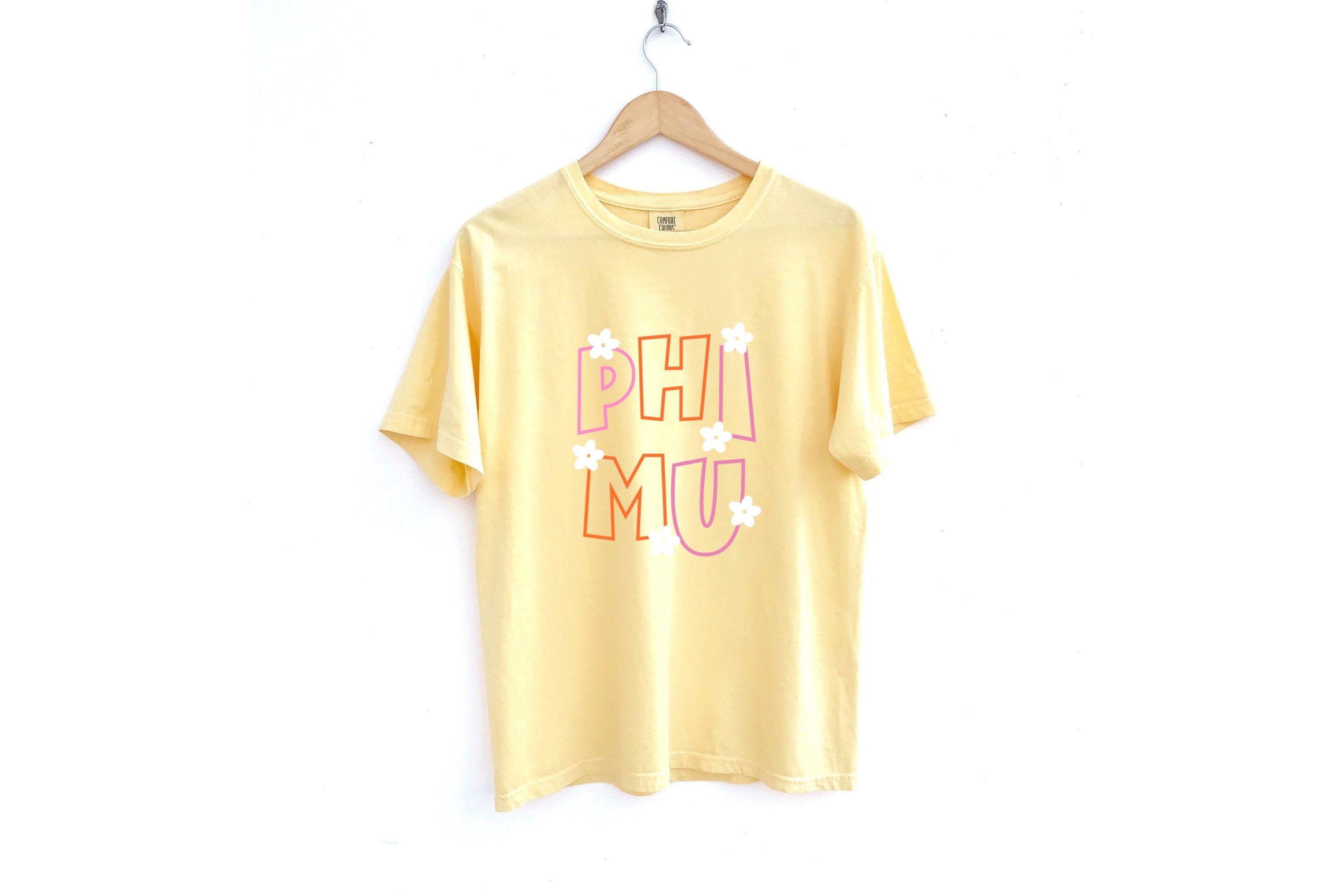 Phi Mu // Flower Power Sorority Shirt 