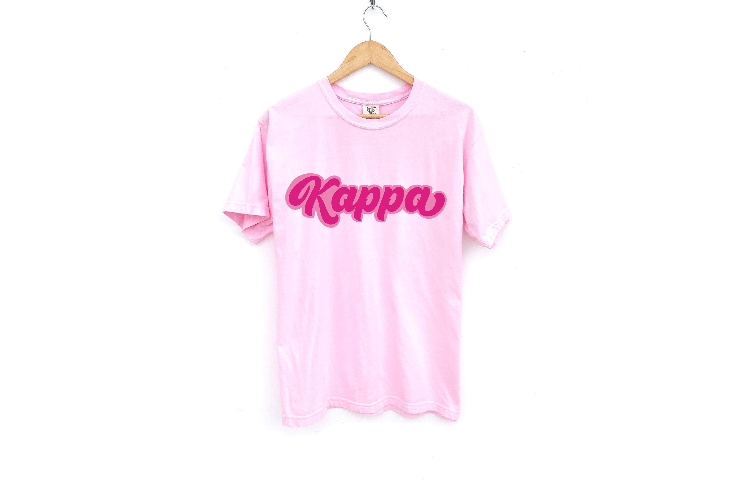 Pink kappa t shirt hotsell