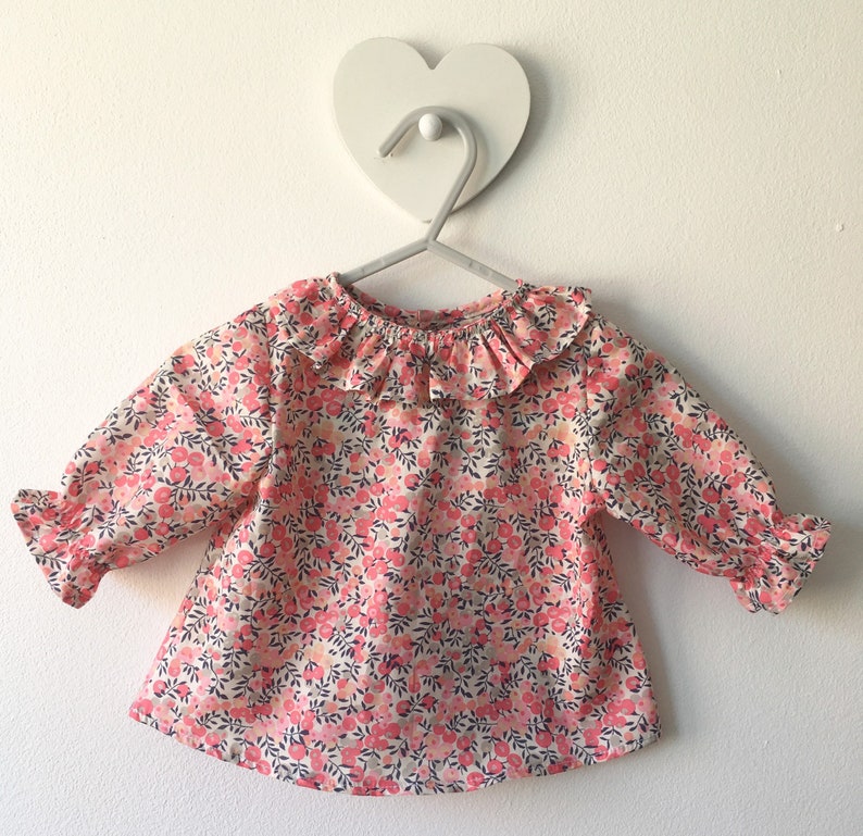 Blouse liberty scent peas