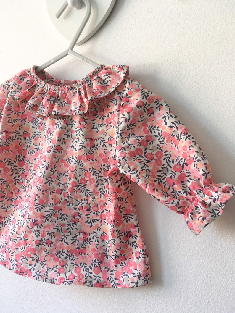 Blouse liberty scent peas