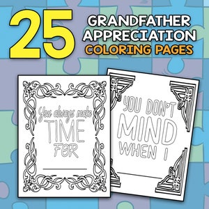 Libro para colorear Cartas a mi abuelo de MEJOR VALOR: un libro para colorear de mensajes de agradecimiento y recuerdos del diario Descarga instantánea