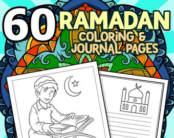 BEST VALUE Ramadan Countdown Journal - A Daily Activity Coloring Journal For Muslims To Enjoy During Ramadan Instant Download Printable Art