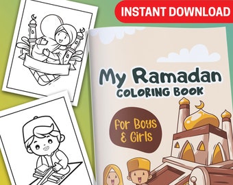Download Ramadan Coloring Etsy