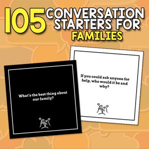 MIGLIOR VALORE 105 spunti di conversazione per le famiglie: migliori discussioni durante la cena in famiglia e aumenta il legame familiare con questo divertente gioco PDF